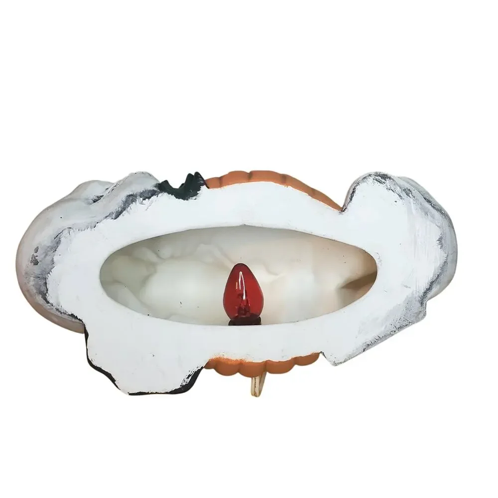 Pumpkin Skull Black Cat Halloween Lamp with Red Light 10